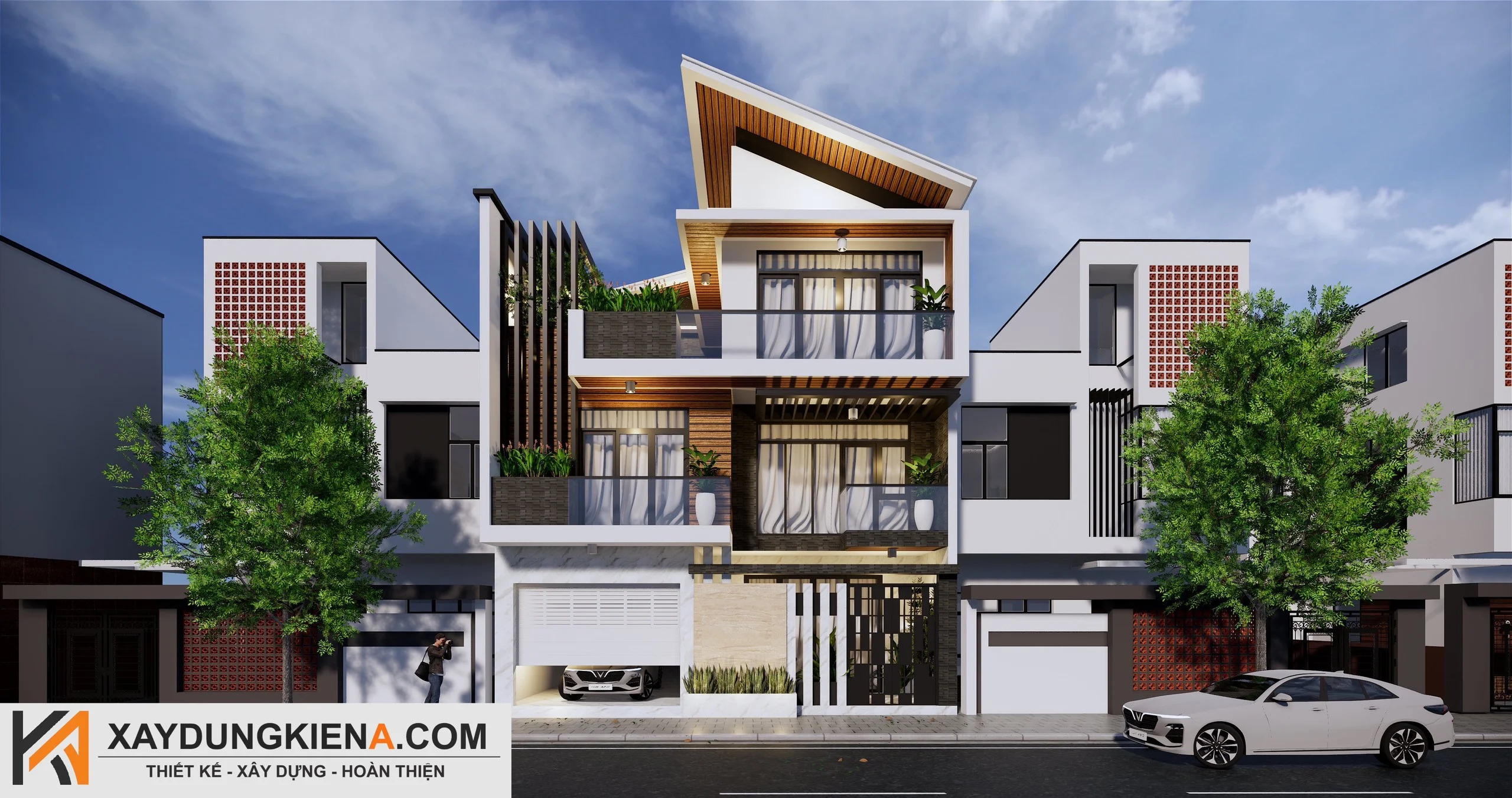 mẫu nhà 1 trệt 2 lầu