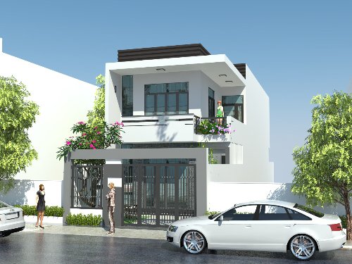 mặt bằng nhà lô phố