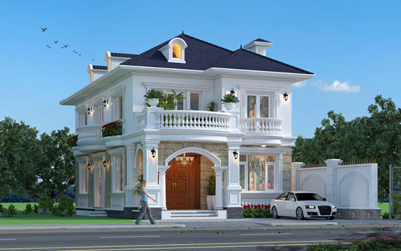 biệt thư j2 tầng cổ điển