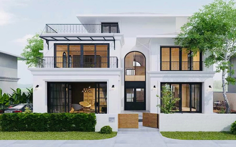 bản thiết kế biệt thự hiện đại