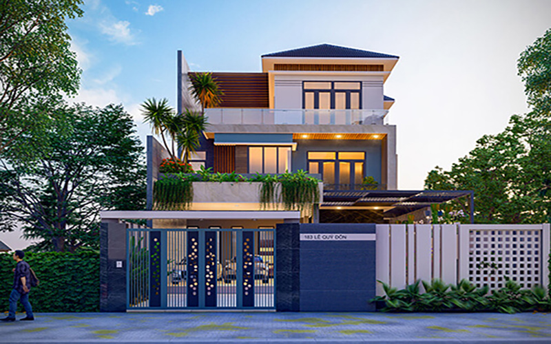 thiết kế biệt thự hiện đại