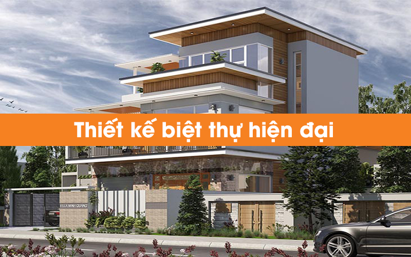 thiết kế nhà biệt thự hiện đại