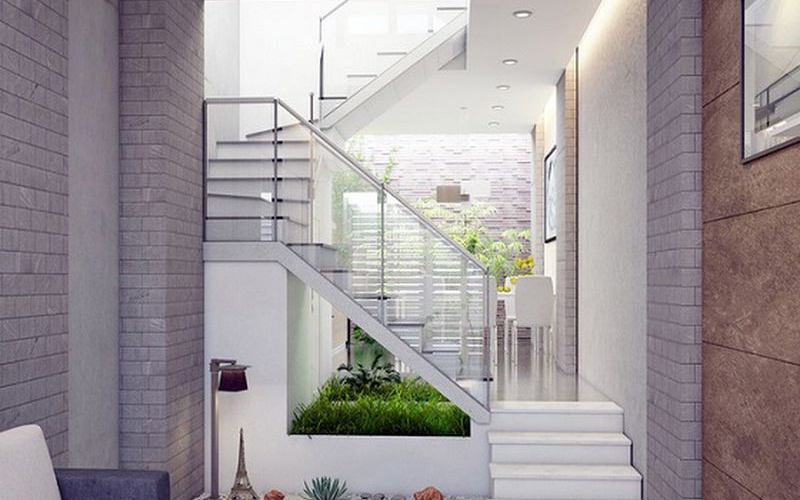 thiết kế nhà có giếng trời