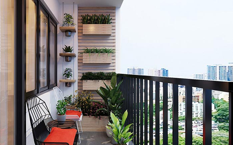 ý tưởng thiết kế ban công