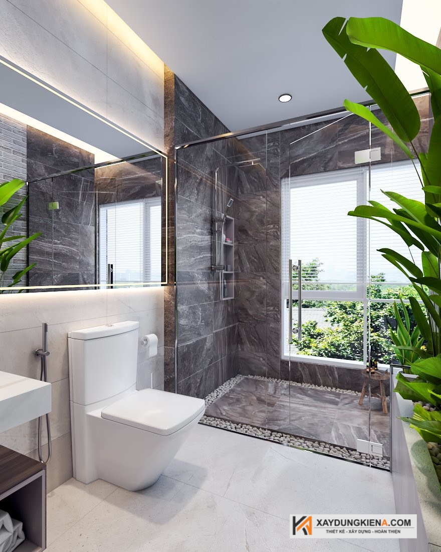 thiết kế nội thất phòng tắm căn hộ cao cấp
